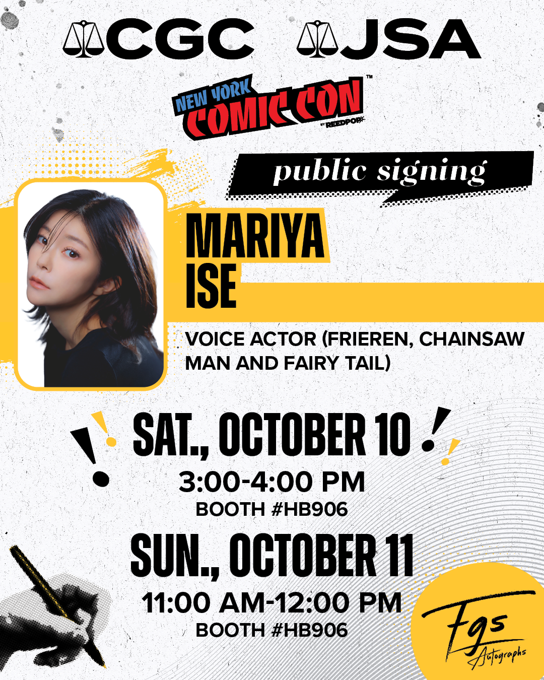 Mariya Ise Saturday NYCC