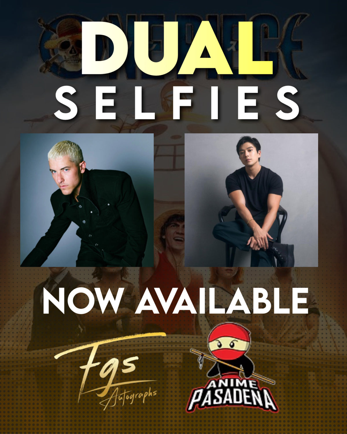 Mackenyu & Taz Sunday Dual Selfie Anime Pasadena