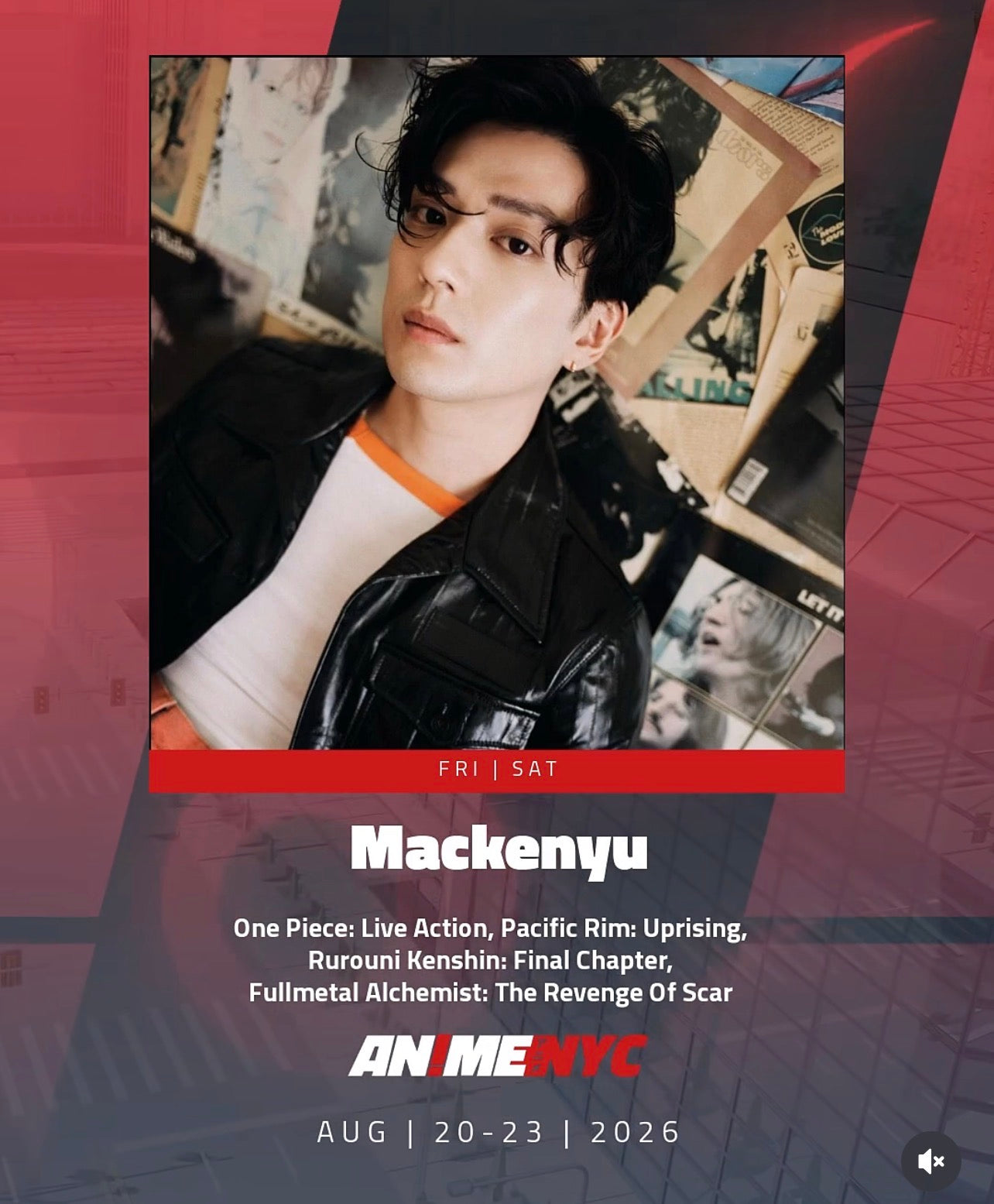 Mackenyu Selfie Friday Anime NYC