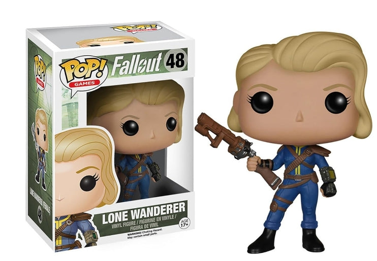 Funko Pop Fallout Lone Wanderer Female 48 FGS Autographs