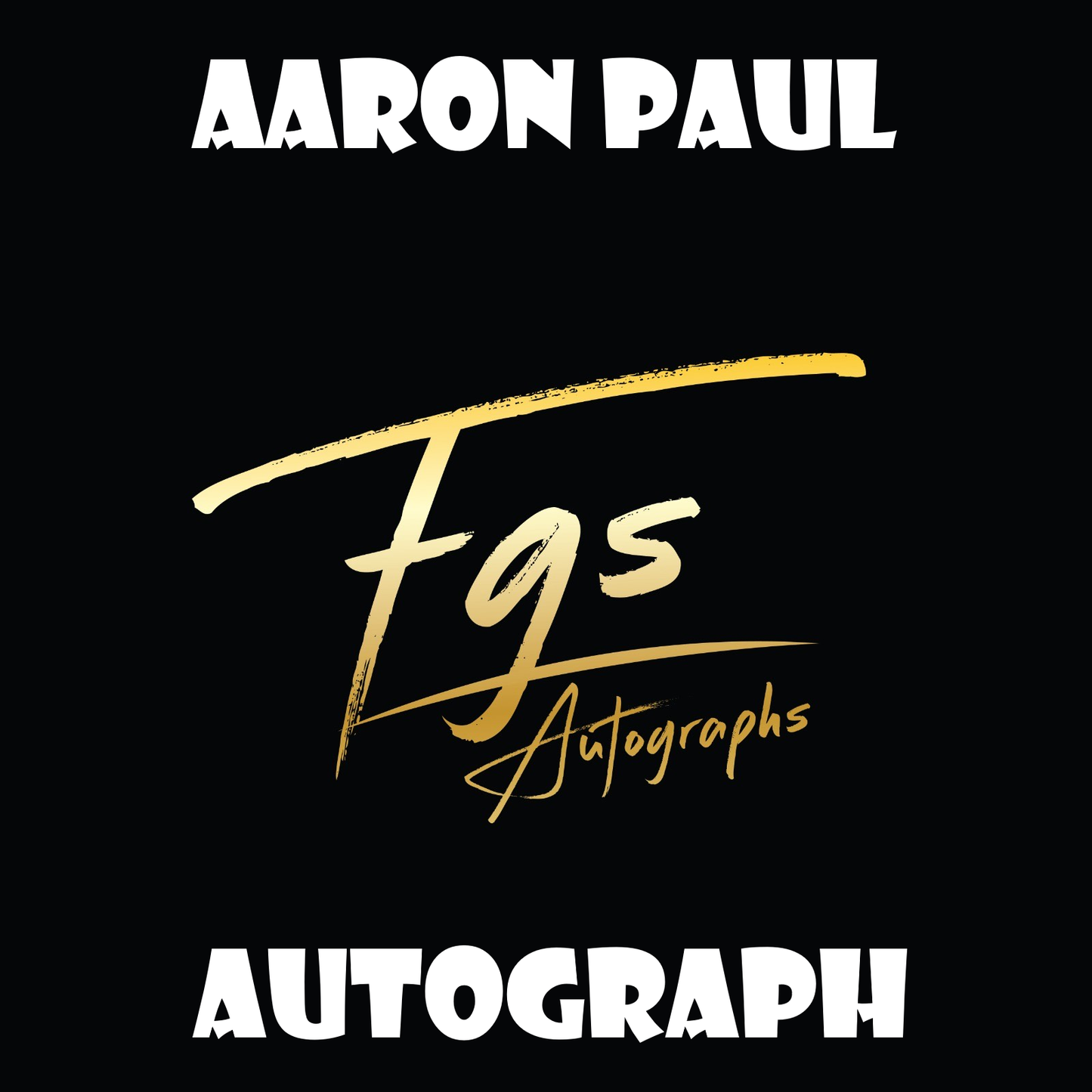 Aaron Paul Autograph