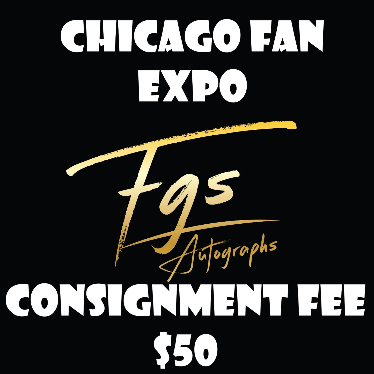Fan Expo Chicago Consignment Fee