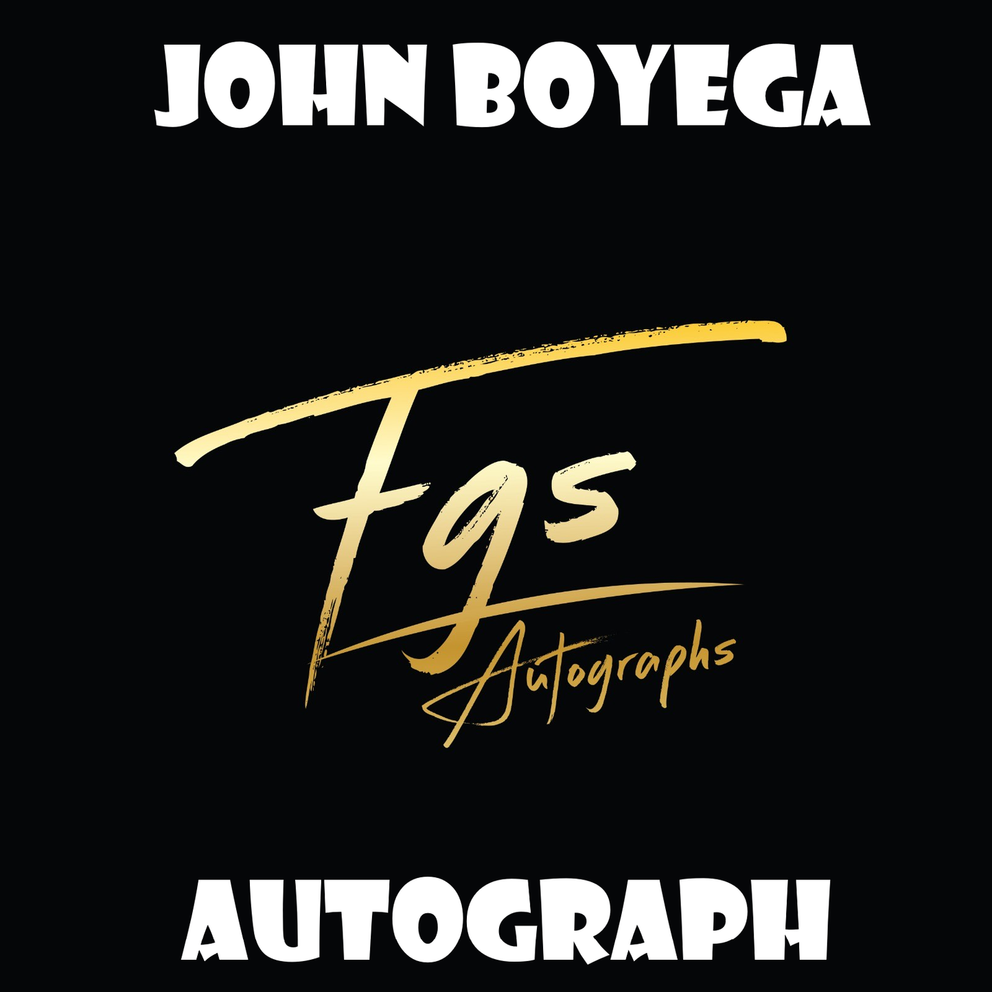 John Boyega Autograph
