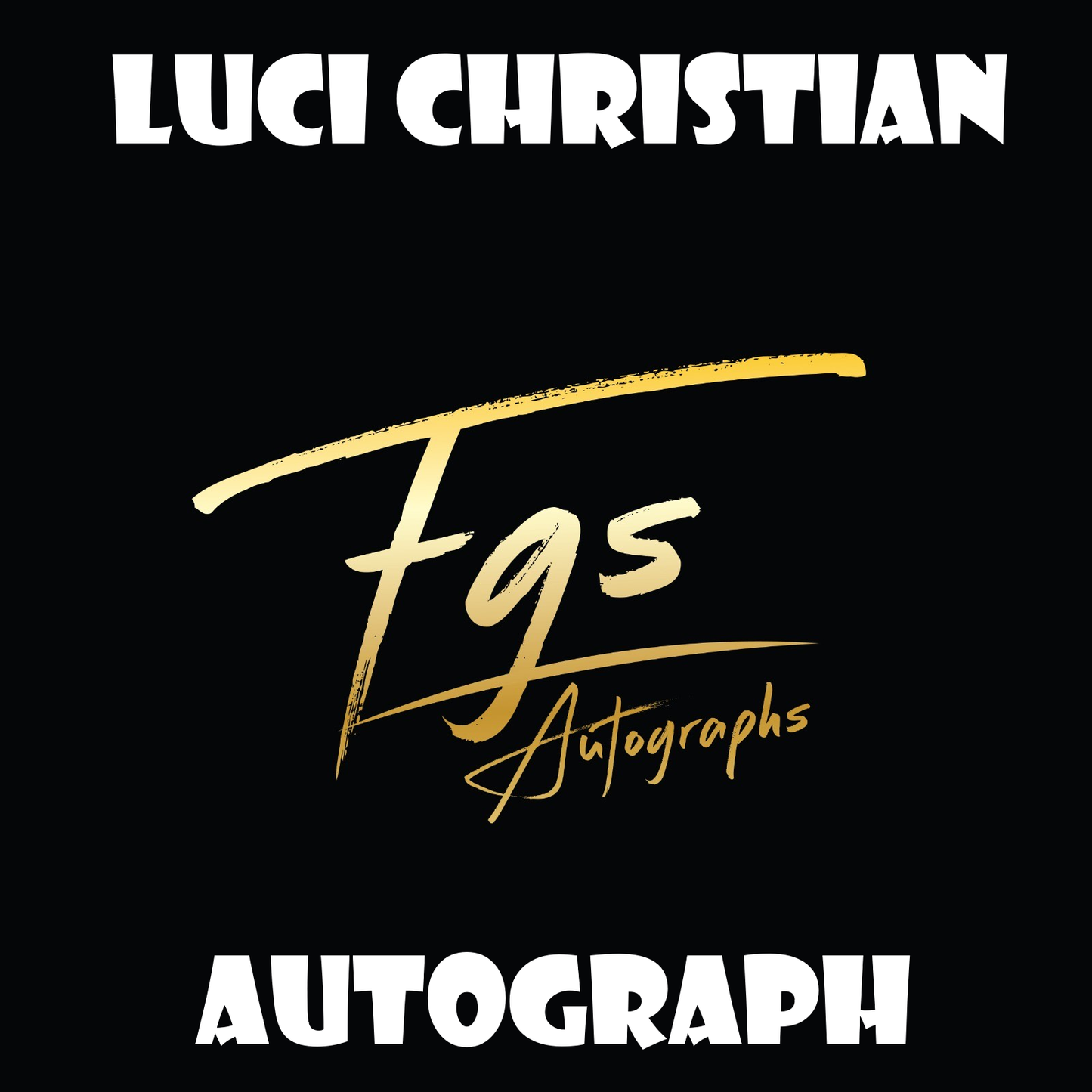 Luci Christian Autograph