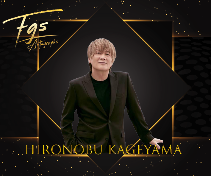 Hironobu Kageyama Autograph
