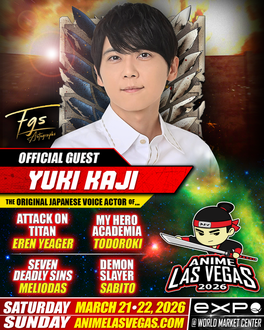 Anime Vegas Yuki Kaji Autograph Saturday Session 1