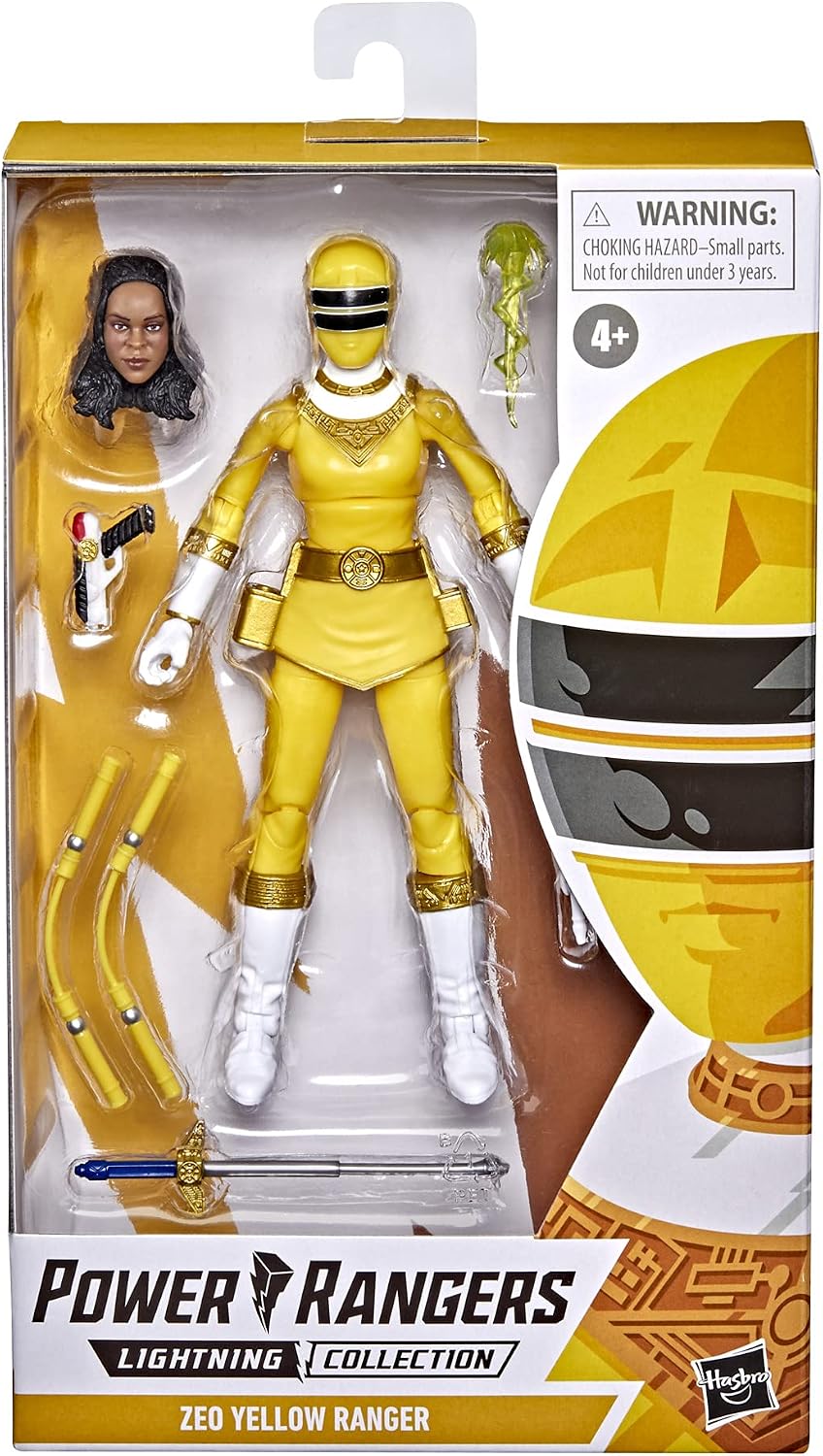 Power Rangers Lightning Collection Zeo Yellow Ranger 6-Inch Premium Collectible Action Figure