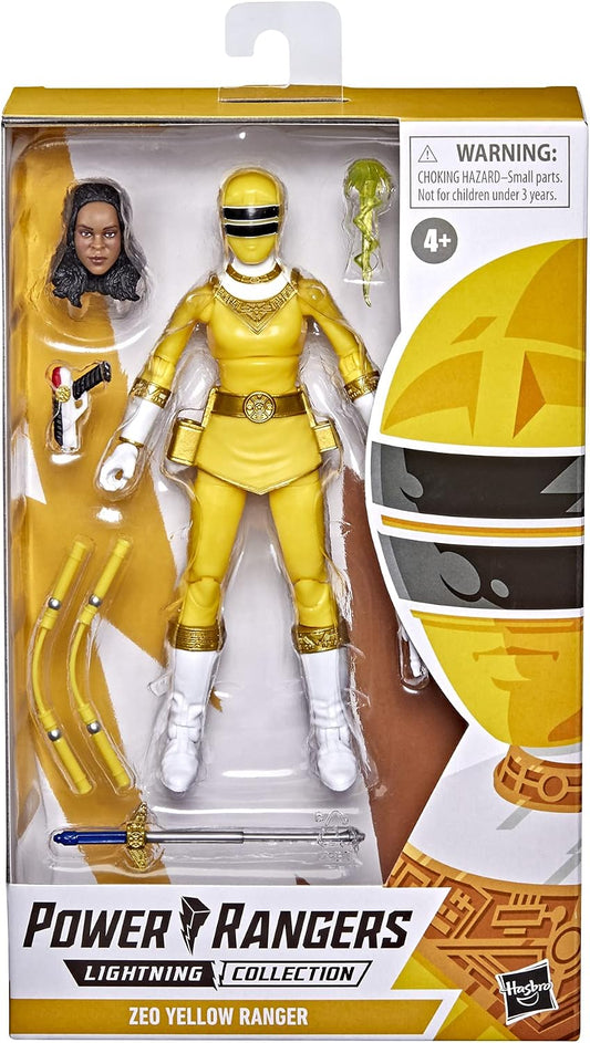 Power Rangers Lightning Collection Zeo Yellow Ranger 6-Inch Premium Collectible Action Figure