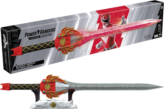 Power Rangers Lightning Collection Mighty Morphin Red Ranger Power Sword Premium Roleplay Cosplay Collectible Jason MMPR