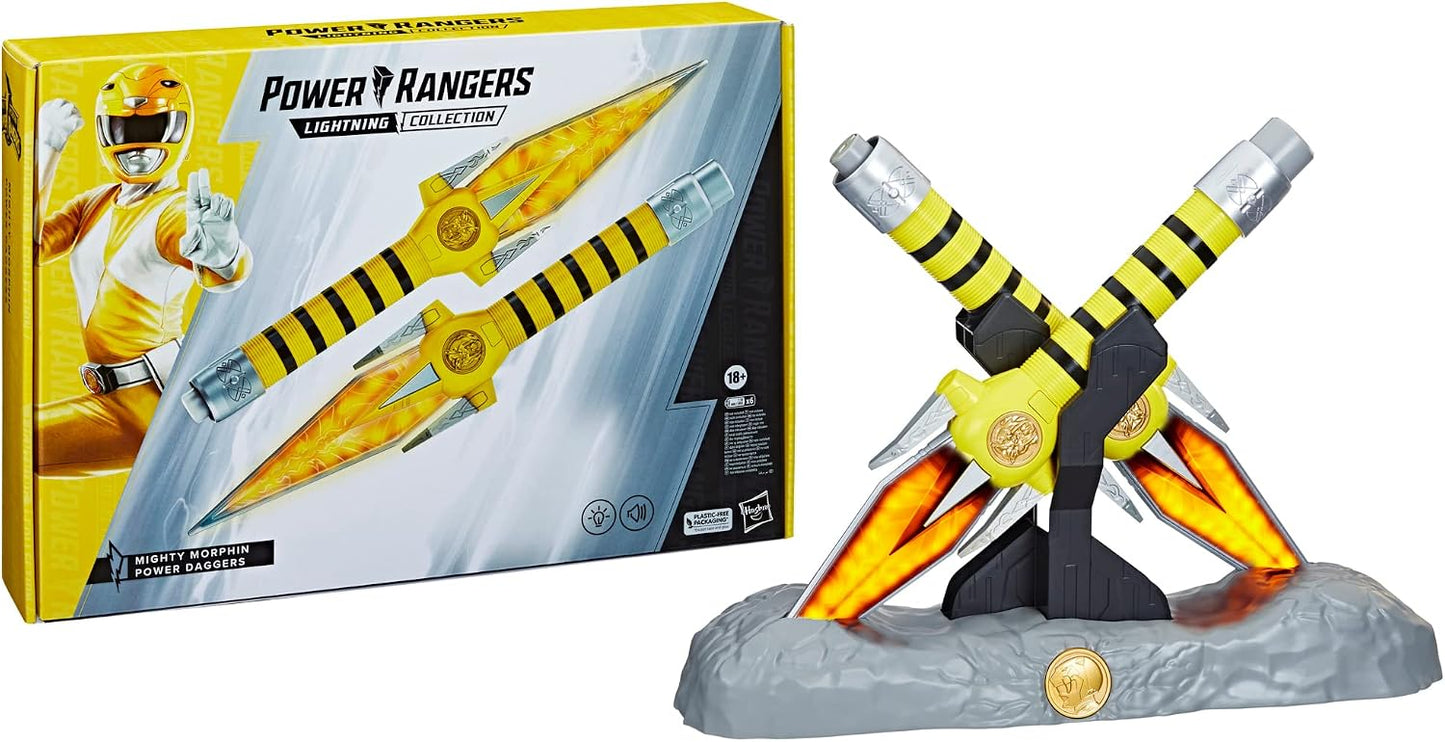 Power Rangers Hasbro Lightning Collection Replica Roleplay Premium 2022 Mighty Morphin Power Daggers