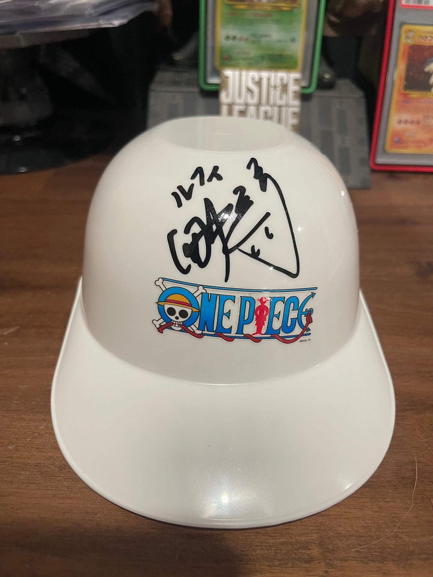 Signed One Piece Baseball Mini Helmet by Tanaka