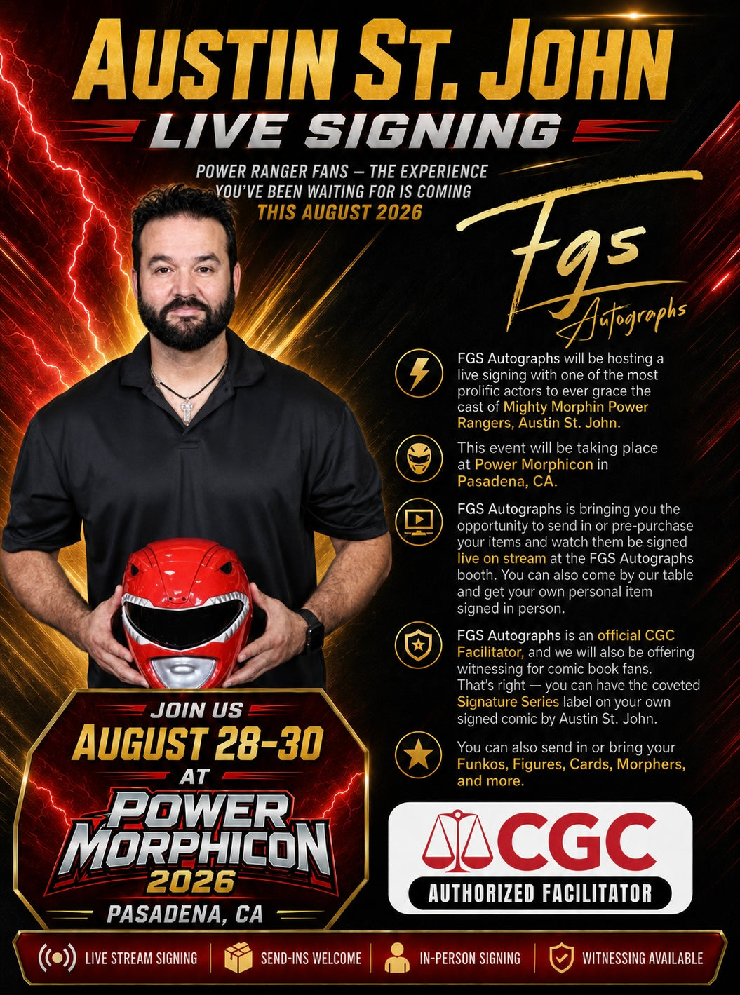 Austin St John Autograph