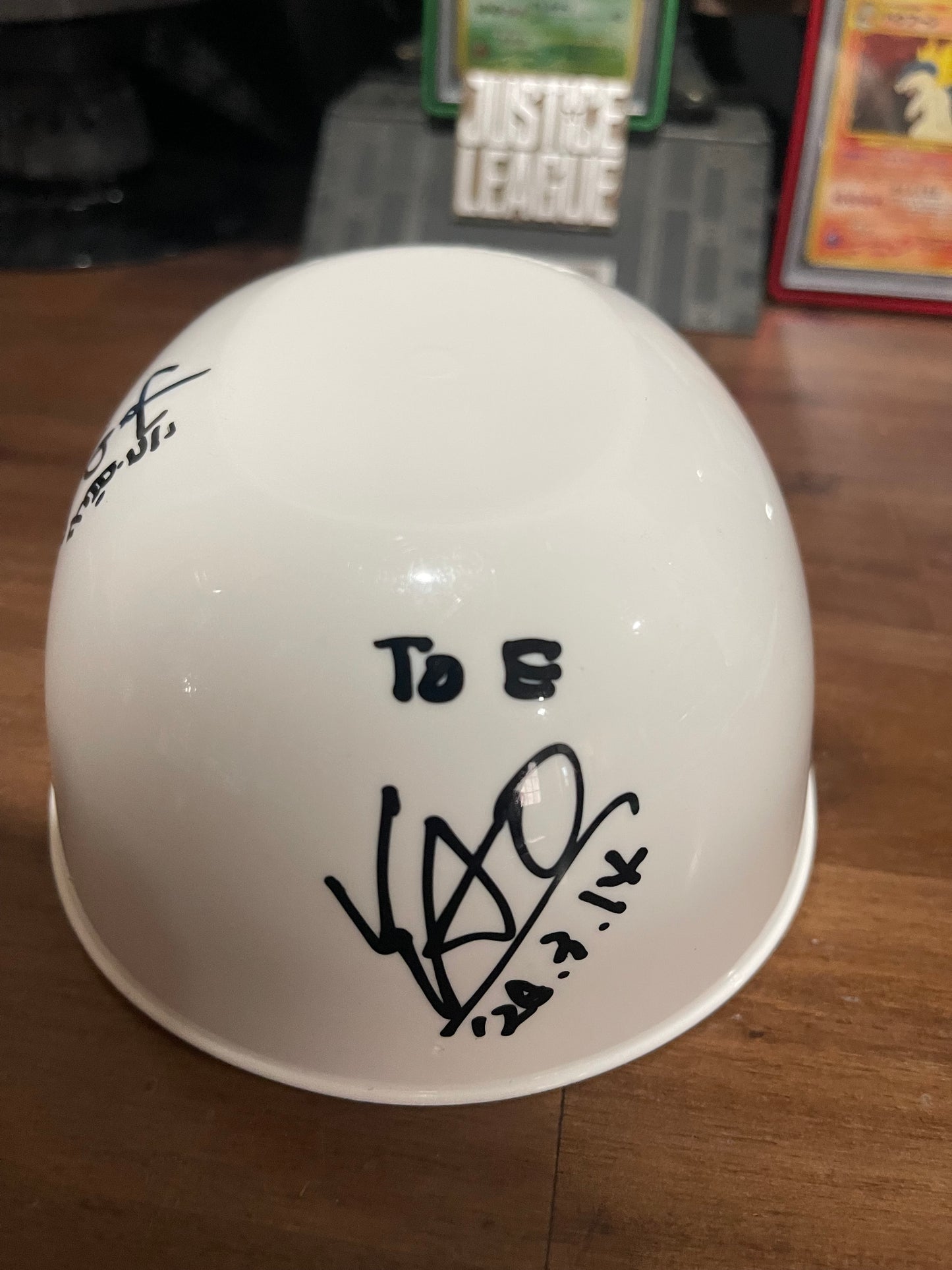 Signed One Piece Baseball Mini Helmet by Tanaka