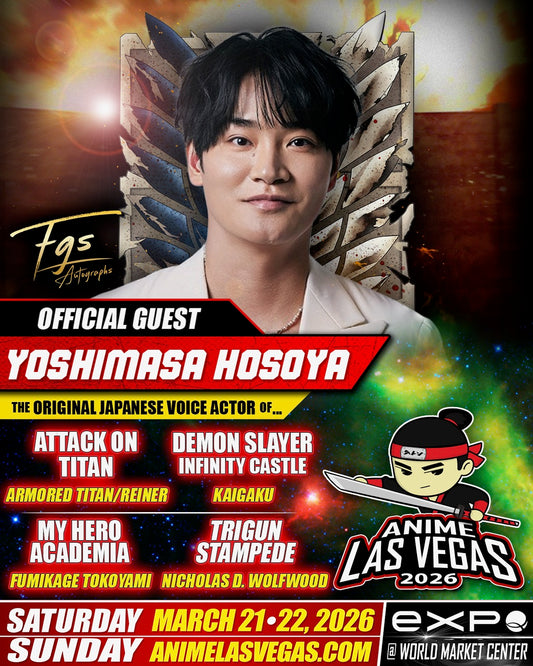 Eren vs Reiner Saturday Autograph Package