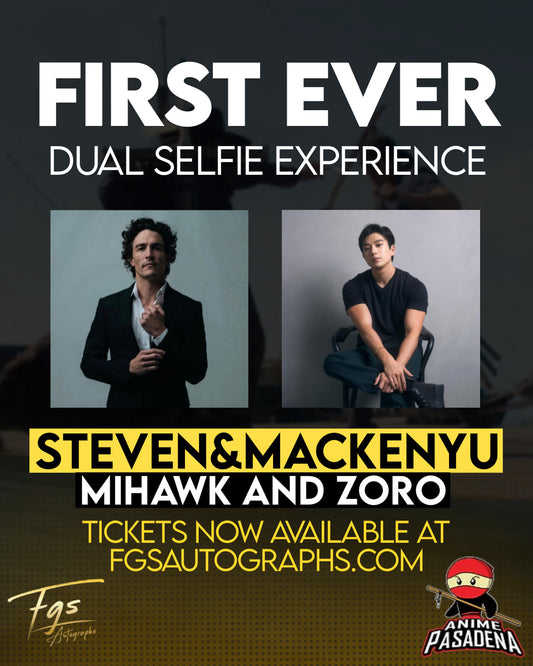 Mackenyu and Steven Ward Dual Selfie Anime Pasadena Saturday