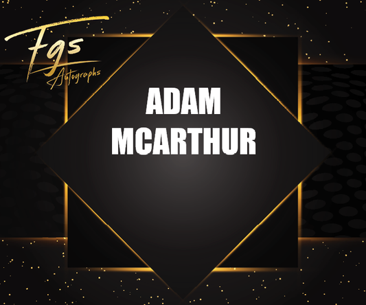 Adam McArthur Autograph/Quote
