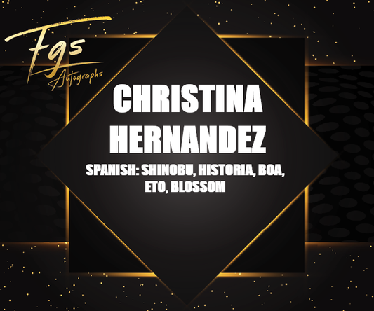 Cristina Hernandez Autograph/Quote
