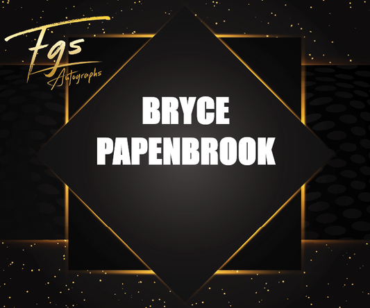 Bryce Papenbrook Autograph/Quote
