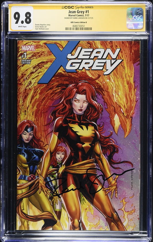 Jean Grey 1 7/17 Marvel Comics KRS Comics Edition B (Famke Janssen)