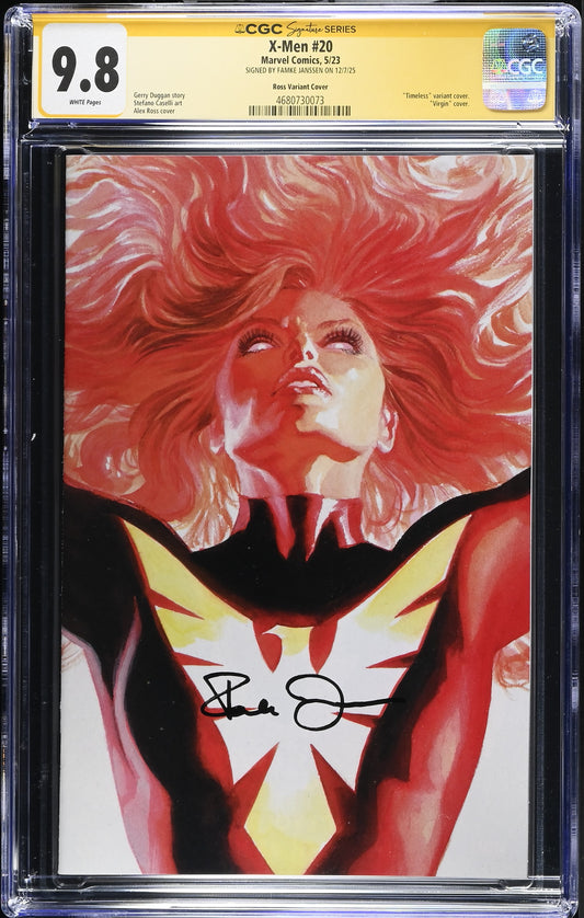 X-Men 20 5/23 Marvel Comics Ross Variant Cover (Famke Janssen)