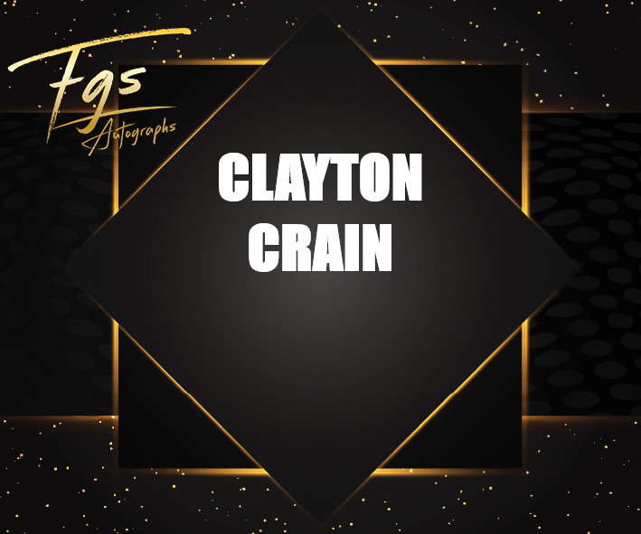 Clayton Crain Autographs