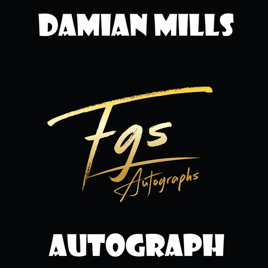 Damian Mills Autograph/Quote Table Rate