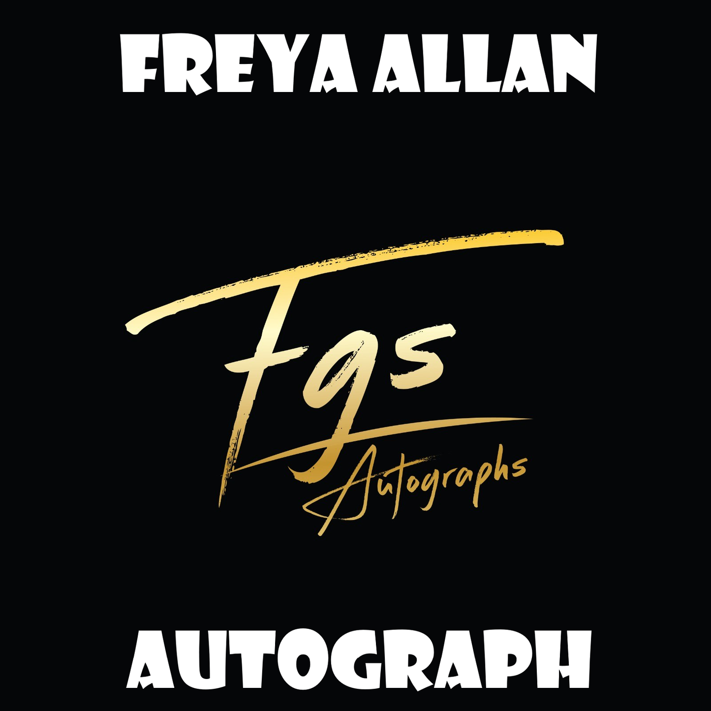 Freya Allan Autograph