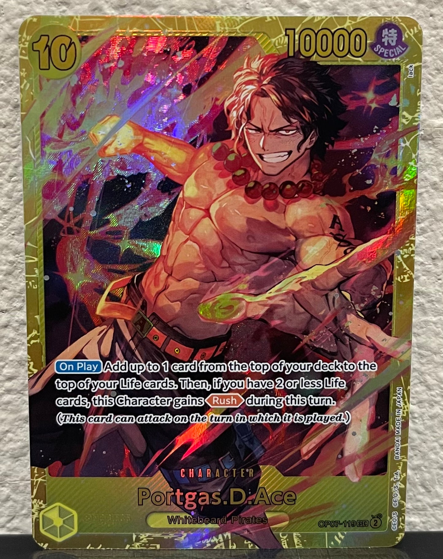 One Piece TCG Portgas.D.Ace OP07-119