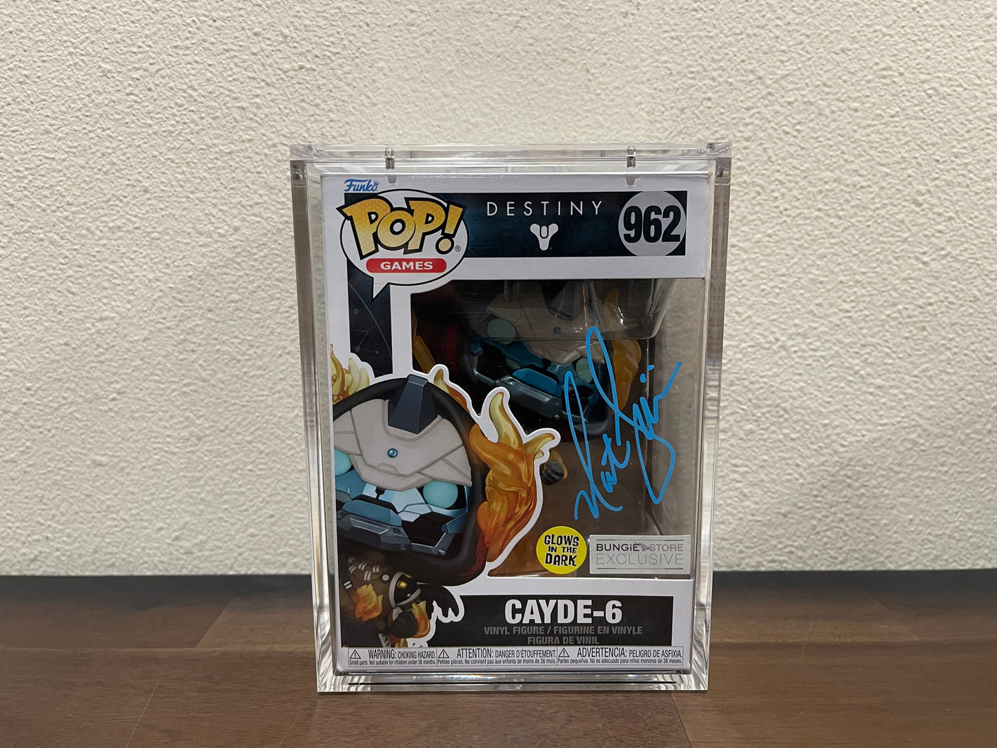 Funko Destiny Cayde-6 #962 Signed by Nathan Fillion