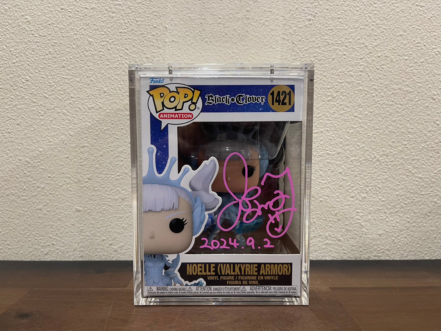 Funko Noelle Signed by JVA Yuki Kana (Pink)