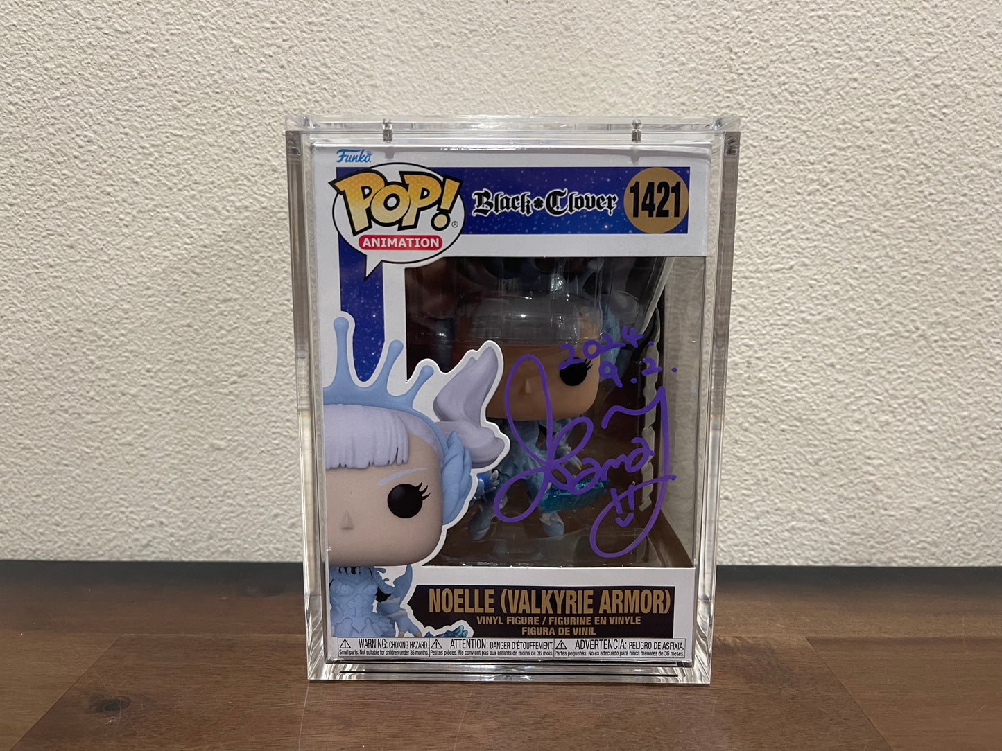 Funko Noelle Signed by JVA Yuki Kana (Purple)