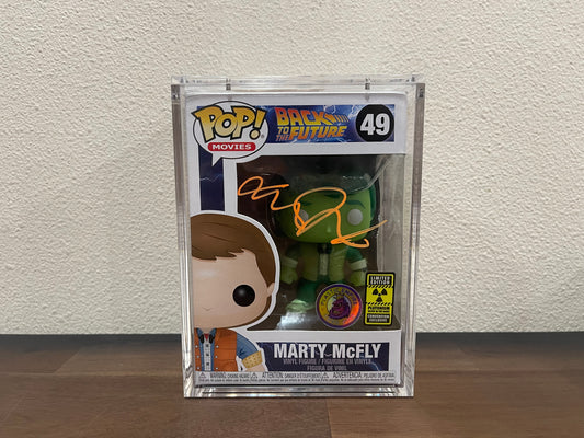 Funko Marty McFly Signed by Michael J. Fox