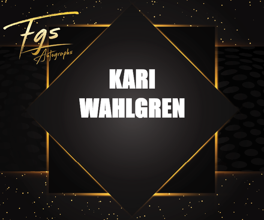 Kari Wahlgren Autograph/Quote