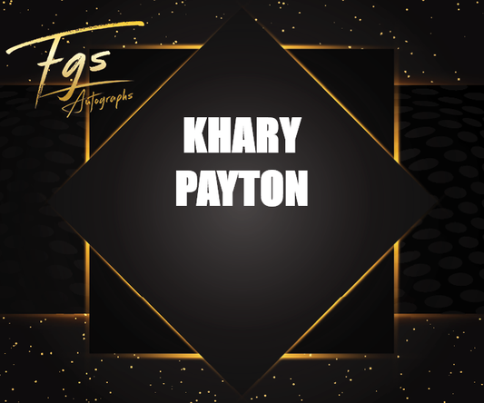 Khary Payton Autograph/Quote