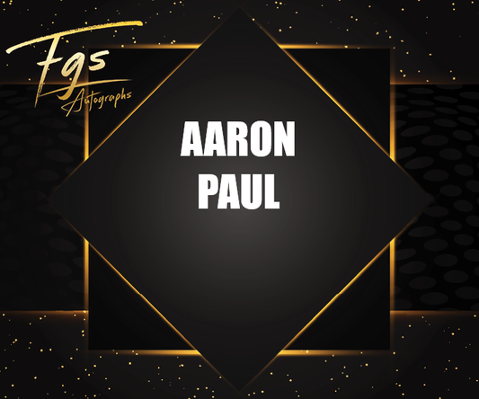 Aaron Paul Autograph