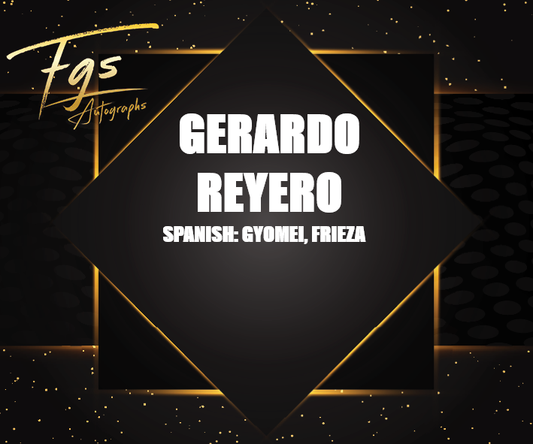 Gerardo Reyero Autograph/Quote
