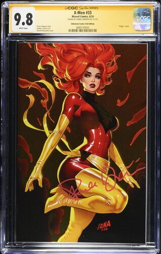 X-Men 33 6/24 Marvel Comics Unknown Comics Foil Edition (Famke Janssen)