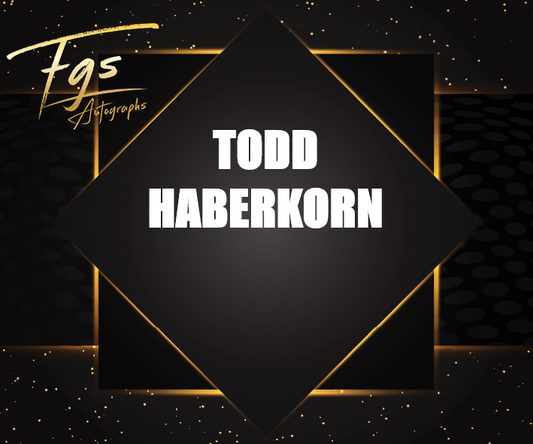 Todd Haberkorn Autograph/Quote