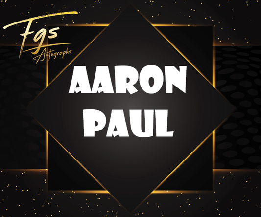 Aaron Paul Autpgraph