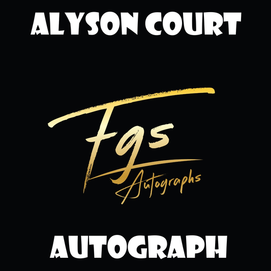 Alyson Court Autograph/Quote