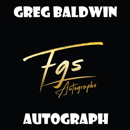 Greg Baldwin Autograph
