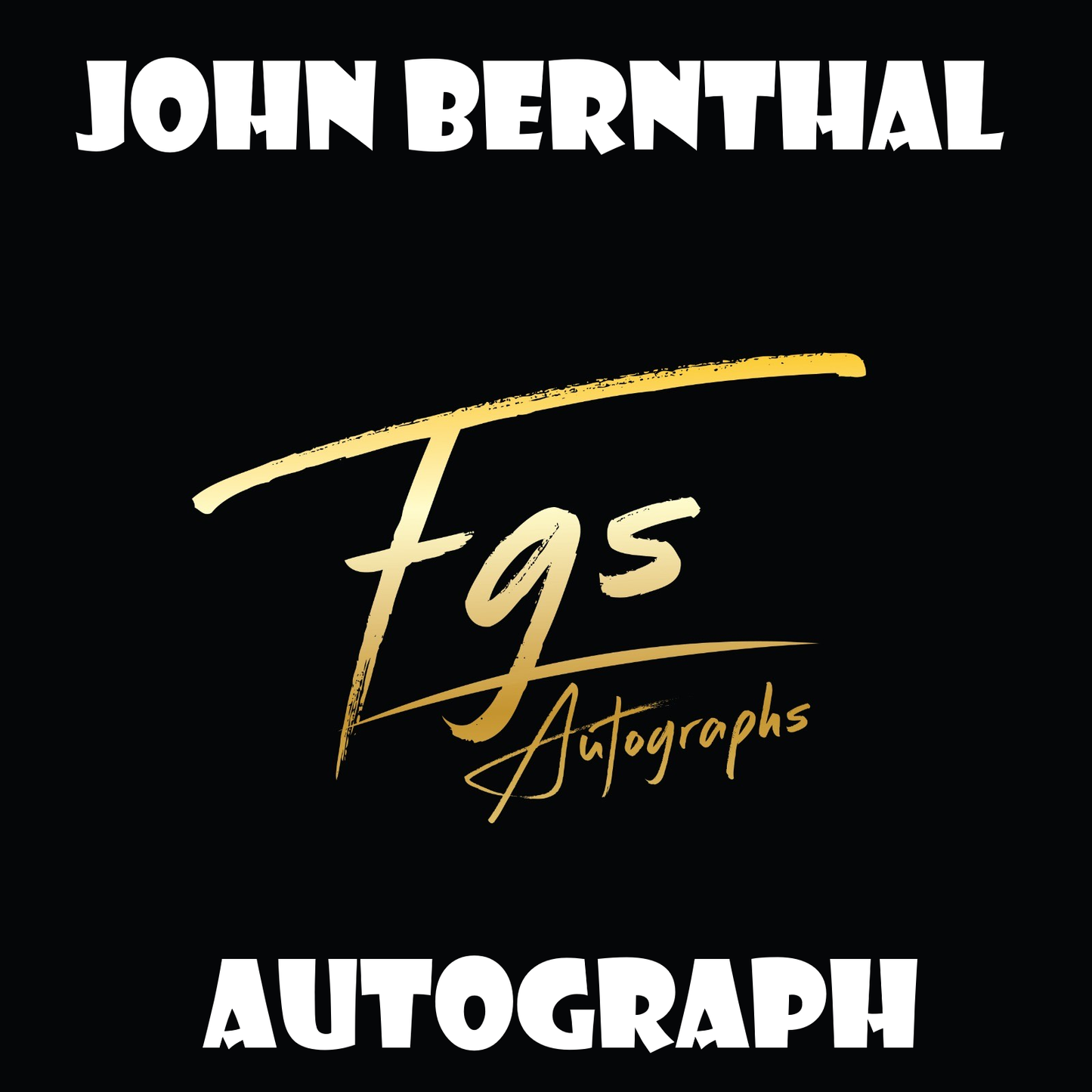 John Bernthal Autograph