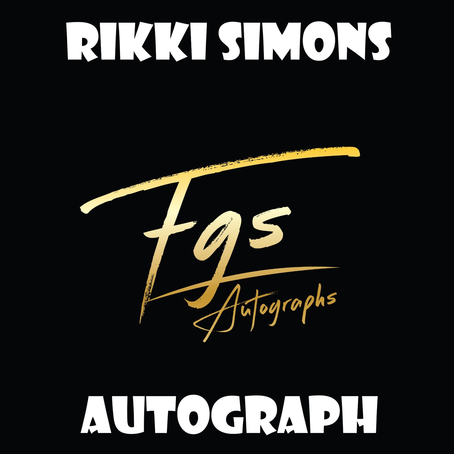 Rikki Simons Autograph/Quote