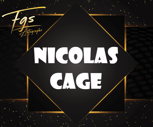Nicolas Cage Autograph/Character Name