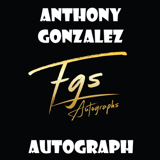 Anthony Gonzalez Autograph