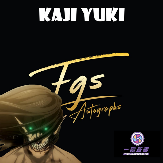 Kaji Yuki Autograph