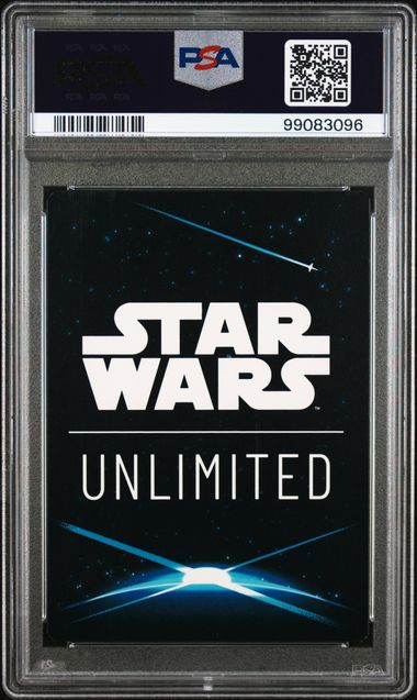 2024 STAR WARS: UNLIMITED SPARK OF REBELLION 455 MILLENNIUM FALCON, FOIL PSA 9