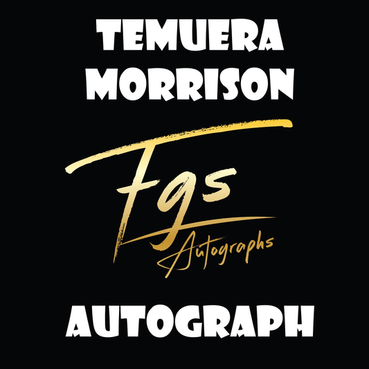 Temuera Morrison Autograph Table Rate