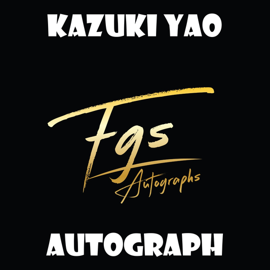 Kazuki Yao Autograph