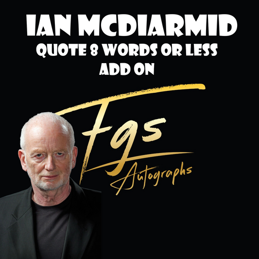 Ian McDiarmid Quote Add On